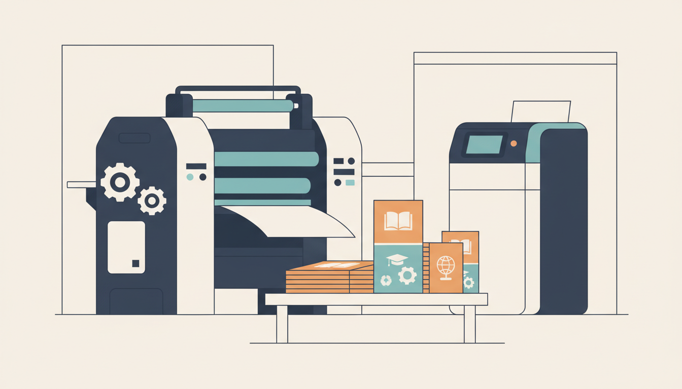 Offsetdruck vs. Digitaldruck: Welcher hochwertiger Druck passt zu deinem Bildungsangebot?